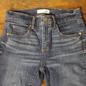 LOFT Dark Wash Skinny Jeans